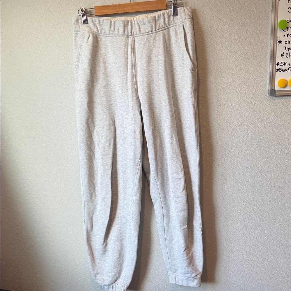 lululemon athletica Light Gray Track Pants